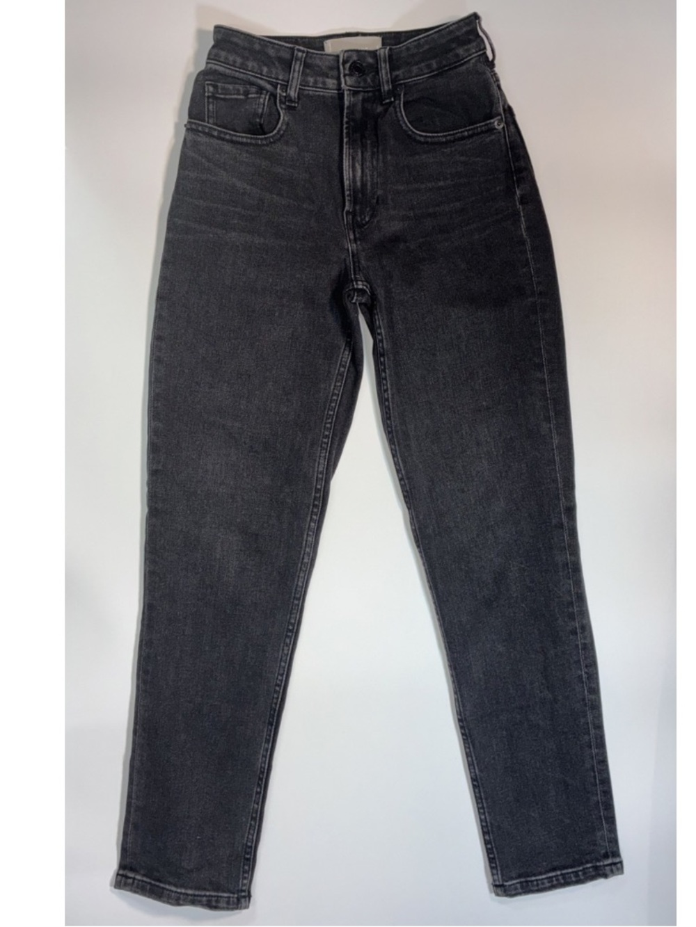 Everlane Jeans Womens 23 Washed Black Straight Jeans